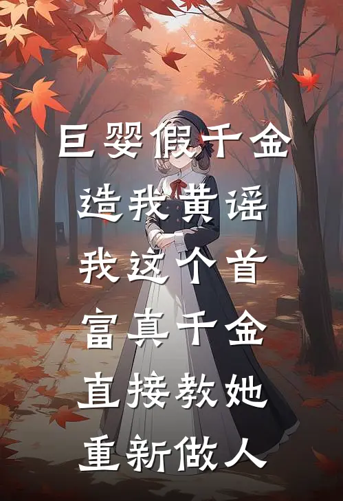 巨婴假千金造我黄谣，我这个首富真千金直接教她重新做人
