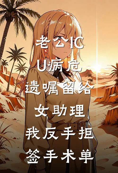老公ICU病危，遗嘱留给女助理，我反手拒签手术单