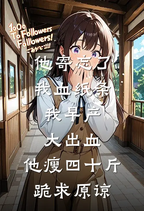 他寄“忘了我”血纸条，我早产大出血，他瘦四十斤跪求原谅