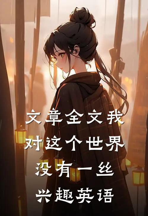 文章全文我对这个世界没有一丝兴趣英语
