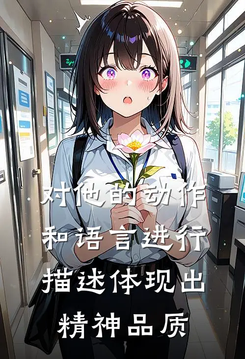 对他的动作和语言进行描述体现出精神品质