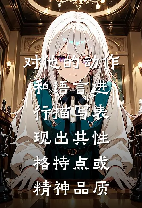对他的动作和语言进行描写表现出其性格特点或精神品质