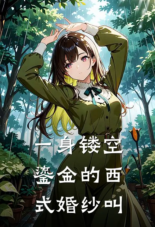 一身镂空鎏金的西式婚纱叫