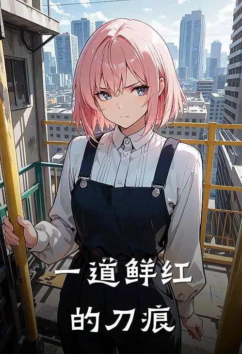 一道鲜红的刀痕
