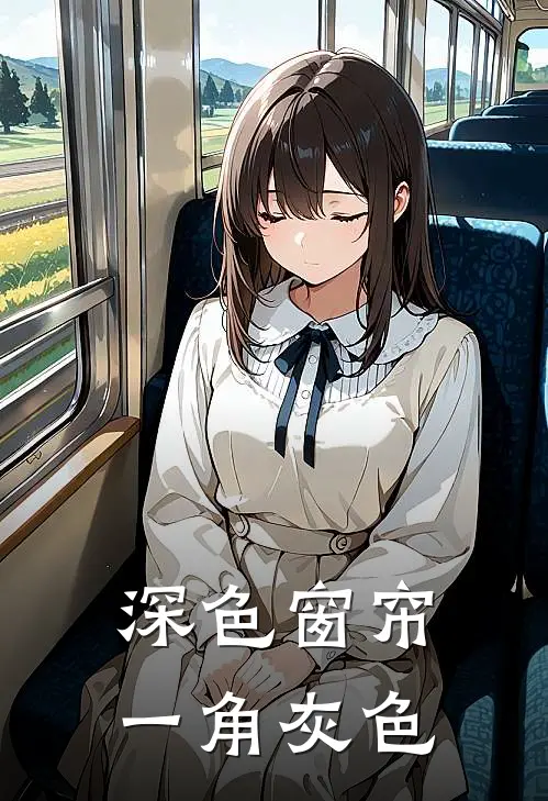 深色窗帘一角灰色