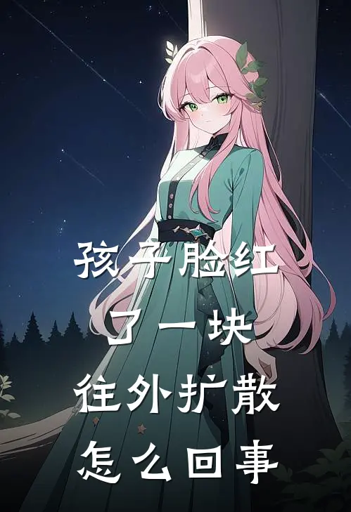 孩子脸红了一块,往外扩散怎么回事