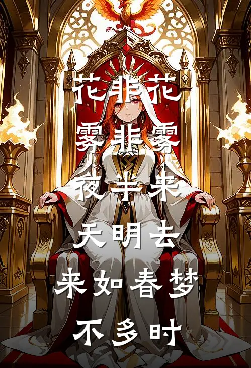 花非花雾非雾,夜半来天明去,来如春梦不多时