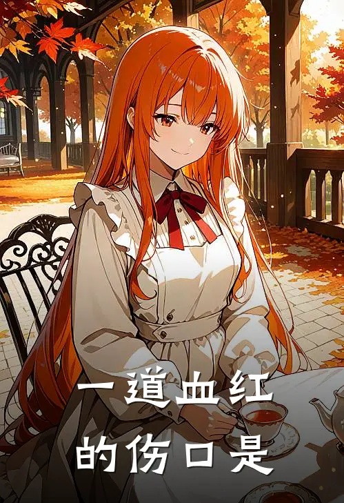 一道血红的伤口是