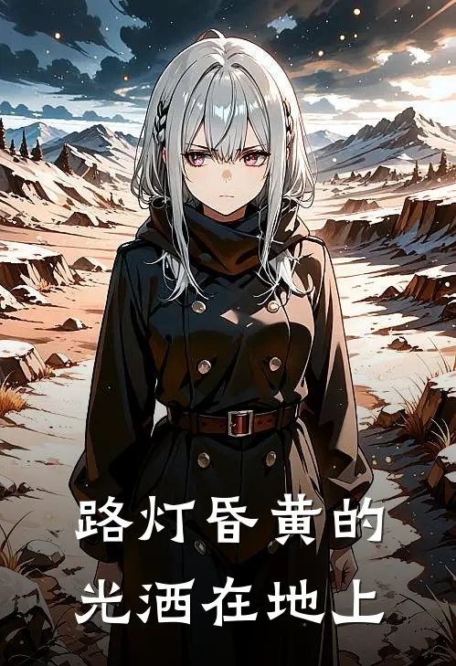 路灯昏黄的光洒在地上