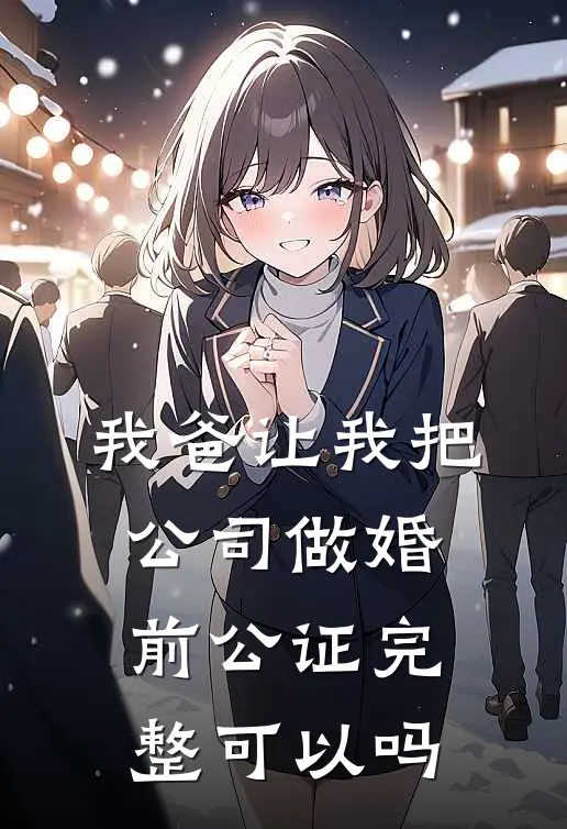 我爸让我把公司做婚前公证完整可以吗