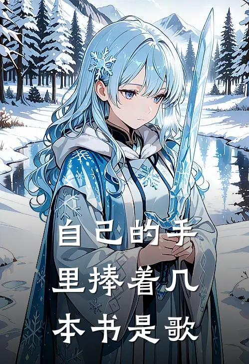 自己的手里捧着几本书是歌