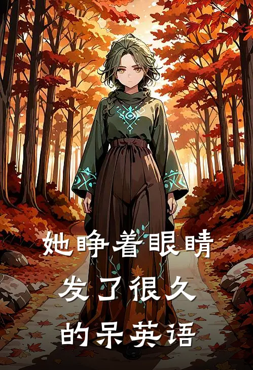 她睁着眼睛发了很久的呆英语