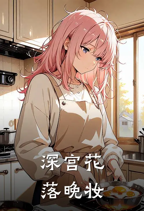 深宫花落晚妆