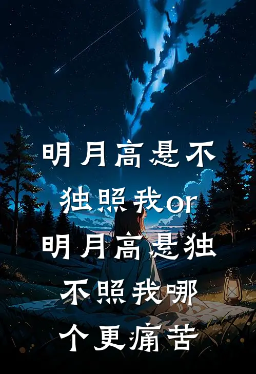 明月高悬不独照我or明月高悬独不照我哪个更痛苦