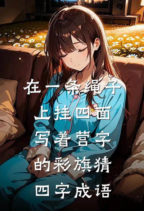 在一条绳子上挂四面写着营字的彩旗猜四字成语