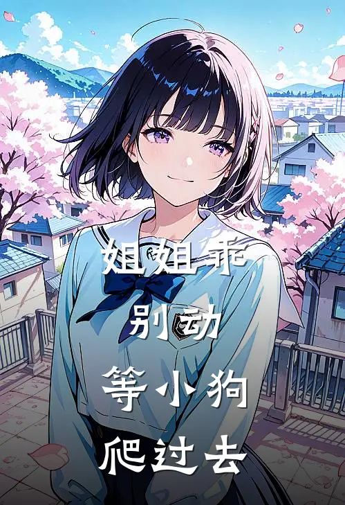 姐姐乖，别动，等小狗爬过去