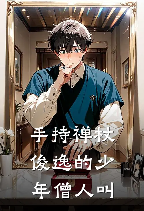 手持禅杖俊逸的少年僧人叫