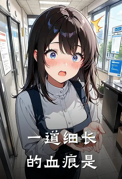 一道细长的血痕是