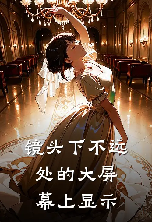 镜头下不远处的大屏幕上显示