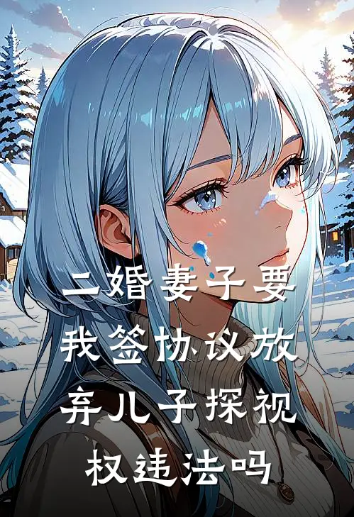 二婚妻子要我签协议放弃儿子探视权违法吗