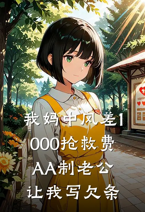 我妈中风差1000抢救费，AA制老公让我写欠条