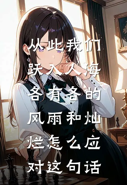 从此我们跃入人海,各有各的风雨和灿烂怎么应对这句话