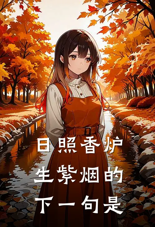 日照香炉生紫烟的下一句是