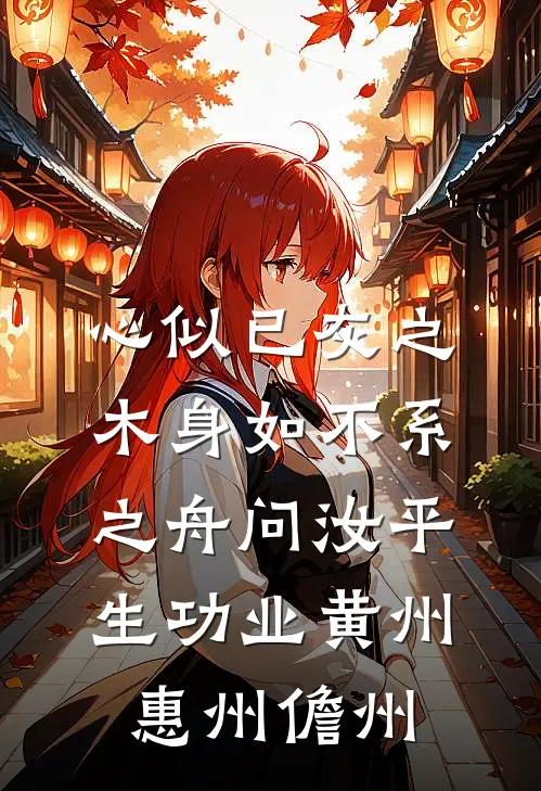 心似已灰之木身如不系之舟问汝平生功业黄州惠州儋州