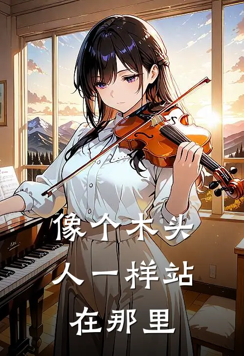 像个木头人一样站在那里