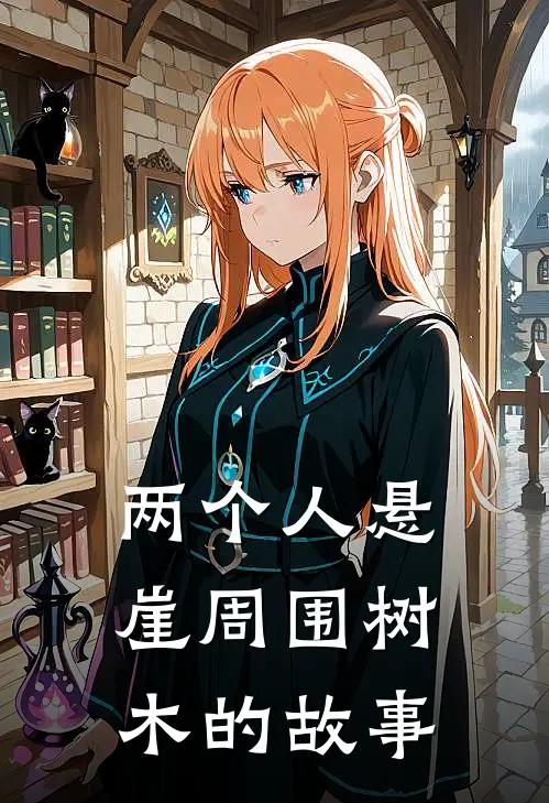 两个人悬崖周围树木的故事