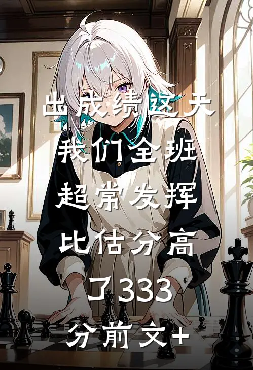 出成绩这天我们全班超常发挥，比估分高了333分前文+