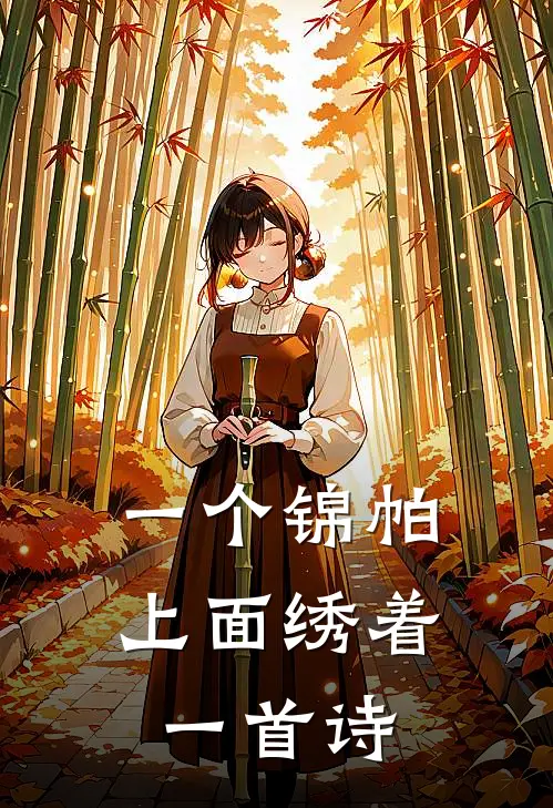 一个锦帕上面绣着一首诗