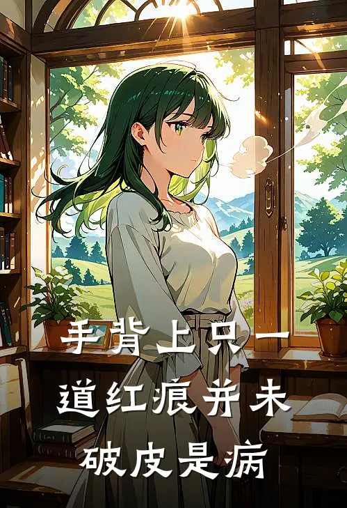 手背上只一道红痕并未破皮是病