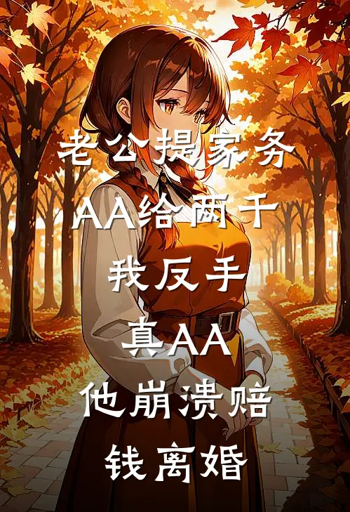 老公提家务AA给两千，我反手真AA，他崩溃赔钱离婚