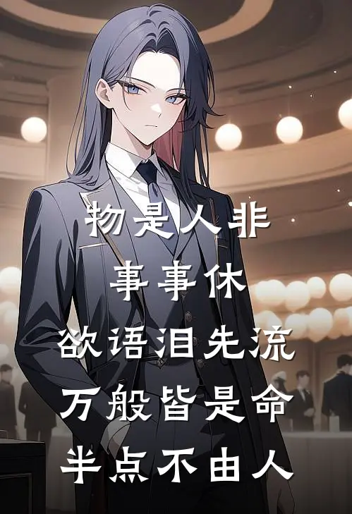 物是人非事事休,欲语泪先流,万般皆是命,半点不由人