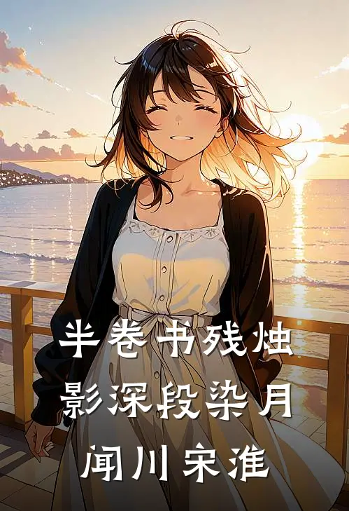 半卷书残烛影深段染月闻川宋淮