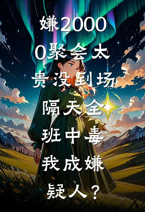 嫌20000聚会太贵没到场，隔天全班中毒，我成嫌疑人？