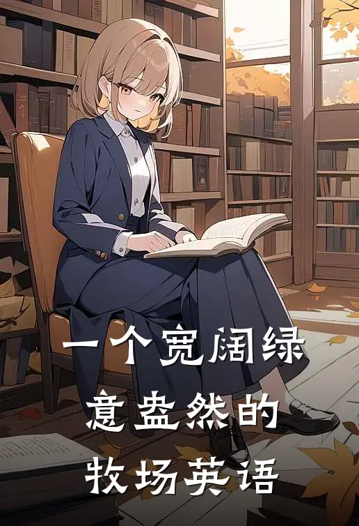 一个宽阔绿意盎然的牧场英语