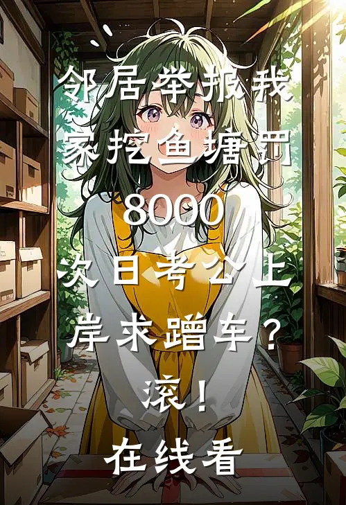 邻居举报我家挖鱼塘罚8000，次日考公上岸求蹭车？滚！在线看