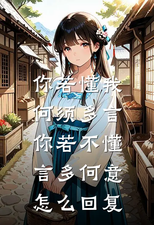 你若懂我何须多言,你若不懂,言多何意,怎么回复
