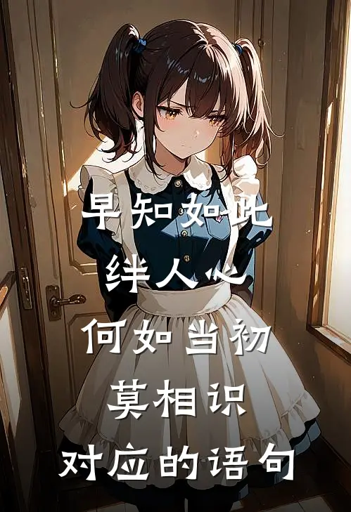 早知如此绊人心,何如当初莫相识.对应的语句