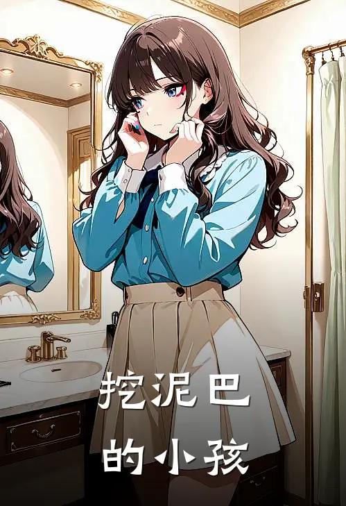 挖泥巴的小孩