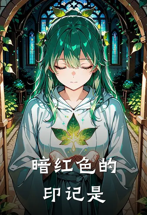 暗红色的印记是