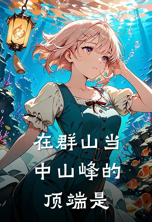 在群山当中山峰的顶端是