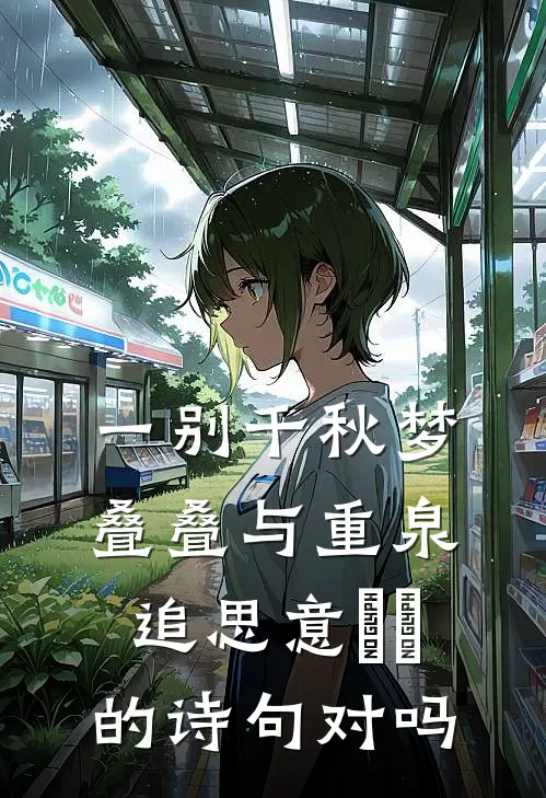 一别千秋梦叠叠与重泉追思意悽悽的诗句对吗