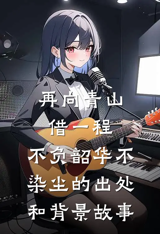 再向青山借一程,不负韶华不染尘的出处和背景故事