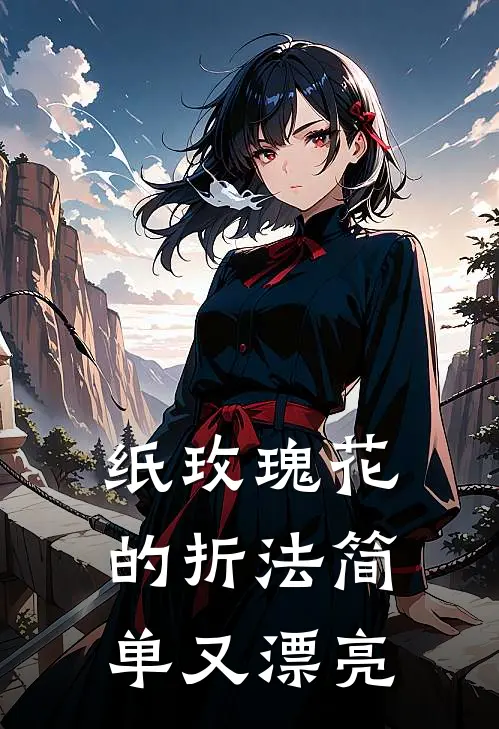 纸玫瑰花的折法简单又漂亮