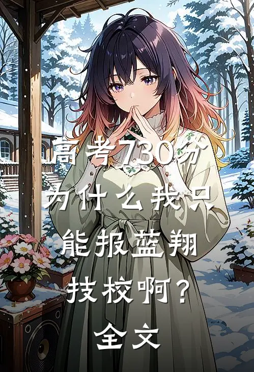 高考730分，为什么我只能报蓝翔技校啊？全文