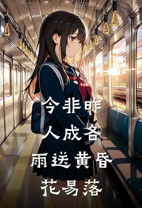 今非昨,人成各,雨送黄昏花易落