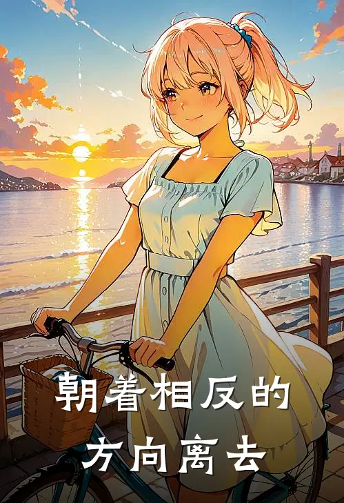 朝着相反的方向离去